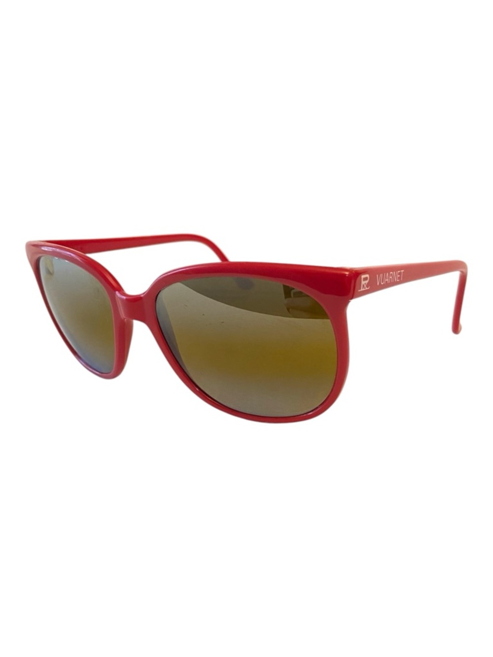 Vintage Vuarnet Pouilloux Red Sunglasses 4002 France